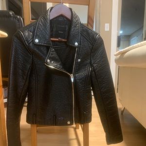 Forever 21 moto faux leather jacket